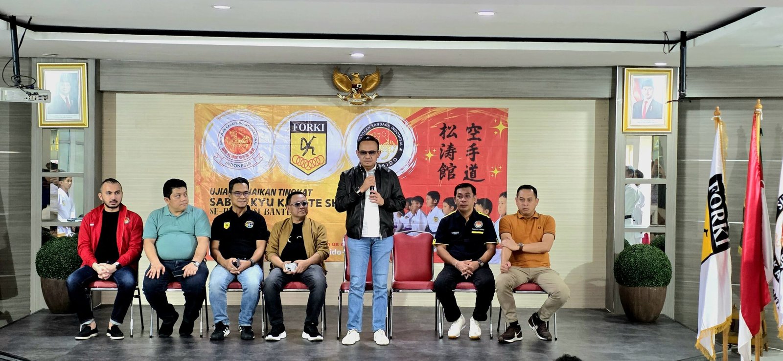 Ujian Kenaikan Tingkat Shokaido Banten, Asnaedi: Jangan Hanya Naik Sabuk, Tapi Juga Karakter