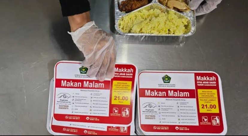 Layanan Katering Pasca-Armuzna Berjalan Lancar, Bukti Kesiapan Panitia Haji
