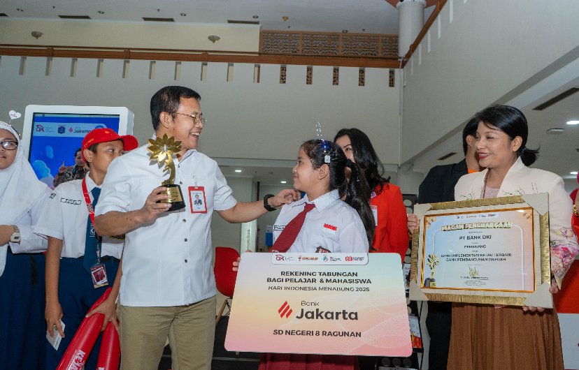 Bank Jakarta Raih Penghargaan KEJAR Award 2025, Tabungan Pelajar Tembus Rp 1,7 Triliun