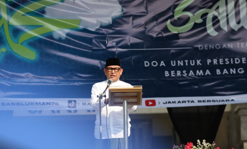 Doa Bersama untuk Prabowo, Lukmanul Hakim Puji Capaian Pemerintah dalam Setahun