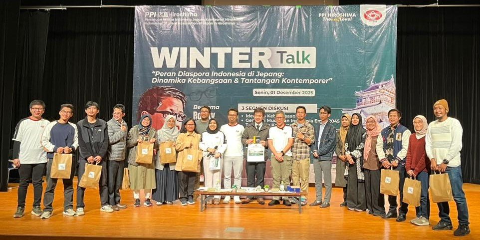 PPI Hiroshima Gelar Winter Talk 2025, Rocky Gerung Ingatkan Etika Pemimpin di Era AI